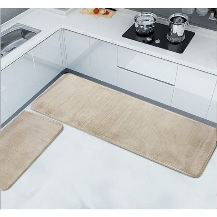 Memory Foam Mat SET / Keset Kaki Rumah Dapur Pintu Kamar Anti Selip Halus Tebal