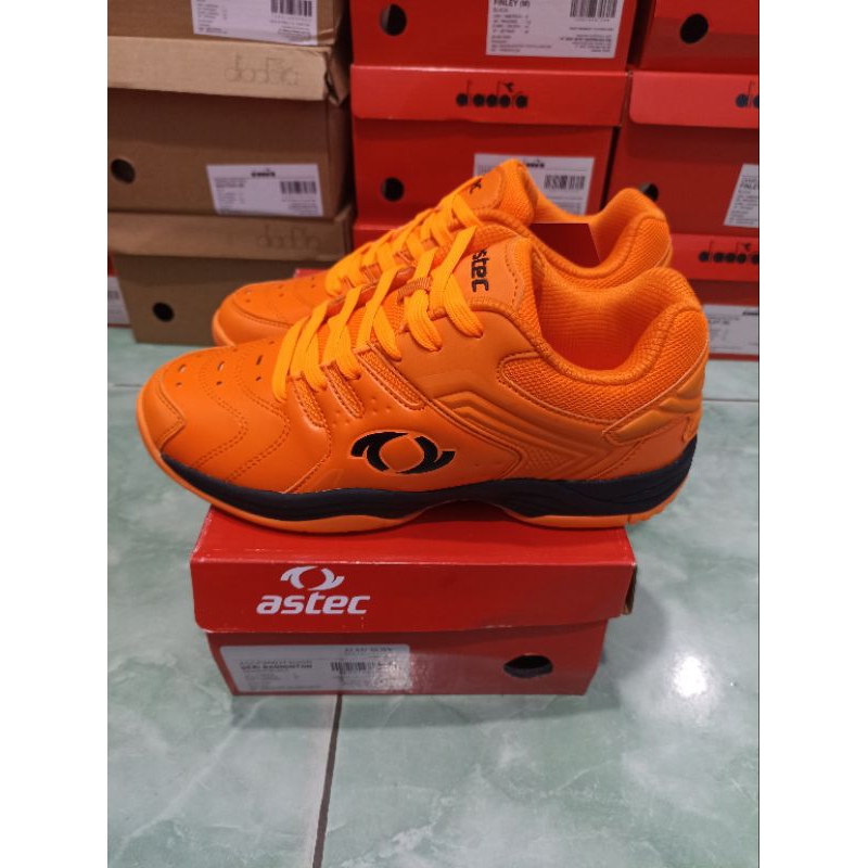 Astec Geri Badminton Sepatu Original Oren