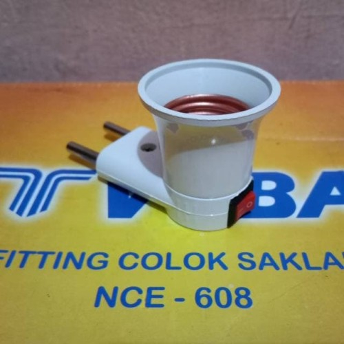 Fitting / Piting Colok Switch VYBA Piting Lampu Colok Swicth ON OFF