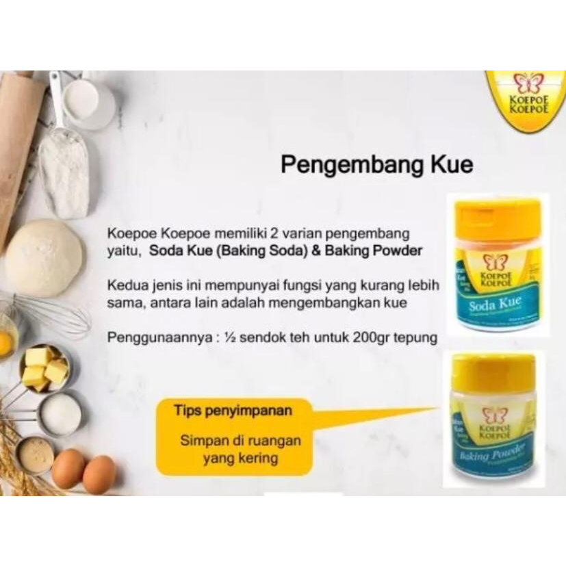 SODA KUE CAP KOEPOE KOEPOE PENGEMBANG ADONAN KUE 81GR