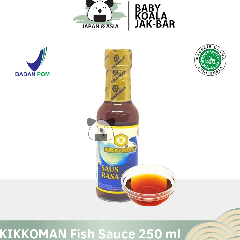 

KIKKOMAN Fish Sauce 150 ml Halal | Saos Ikan Halal