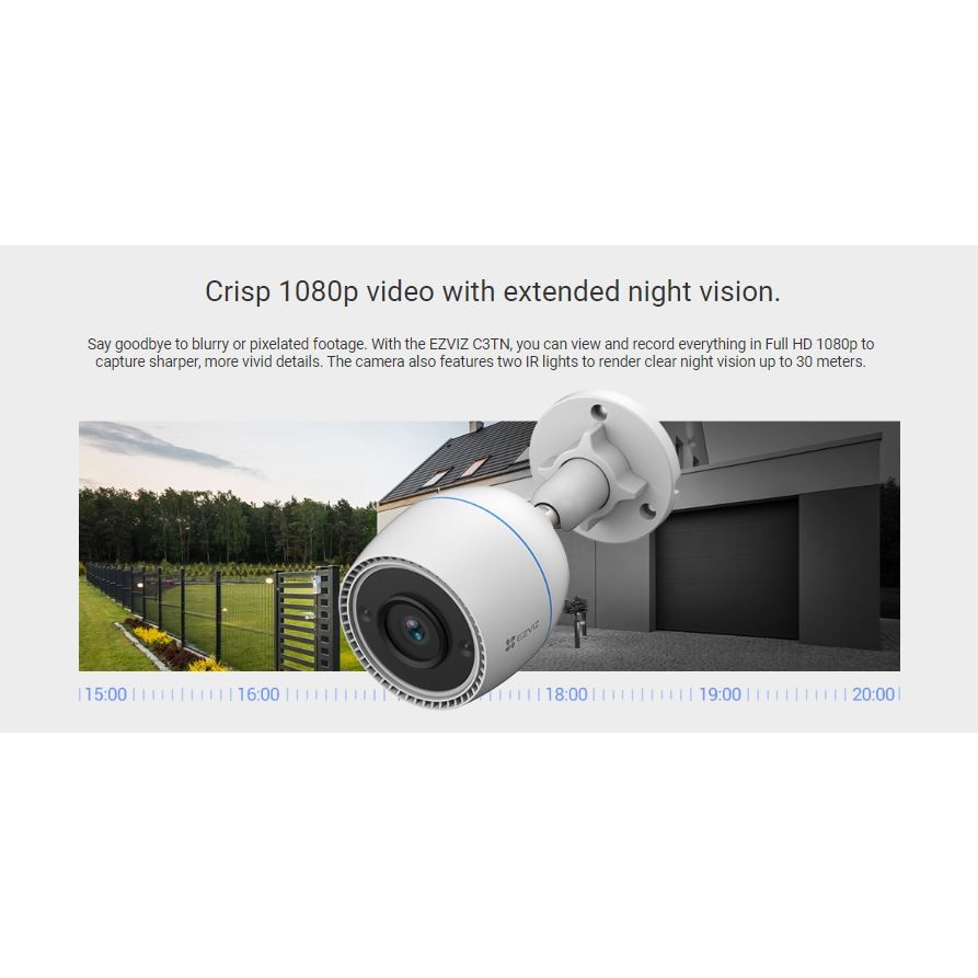 Ezviz OutPro C3TN 3MP 2K CS-CV310 Wi-Fi Smart IP Camera CCTV