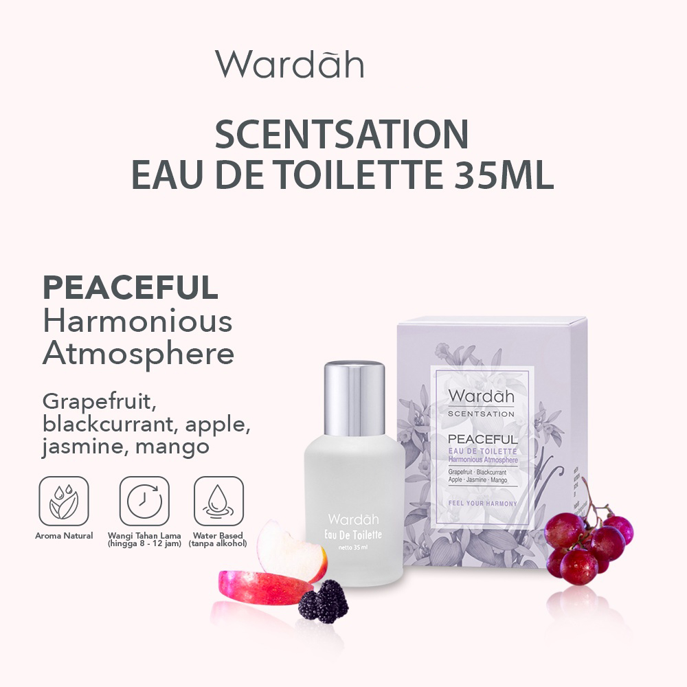 Wardah Scentsation Eau DE Toilette Parfum Unisex - 35 ml