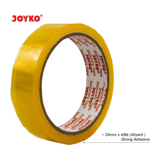 

Selotip Isolasi Solasi Stationery Tape Joyko 1" Inch / 24 mm x 45 M Meter