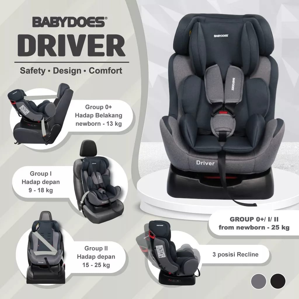 CAR SEAT BAYI SPACE BABY CARRIER 1655 / KURSI DUDUKAN MOBIL SB 1655 / ESTEEM / DRIVER / SB 2115