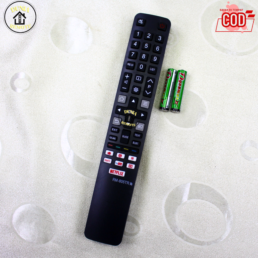 Remot / Remote Tv TCL LCD LED tipe 804 tr Smart Tv RC802N S6 S6000 S6500 A20 A3 Series Ecer Dan Grosir