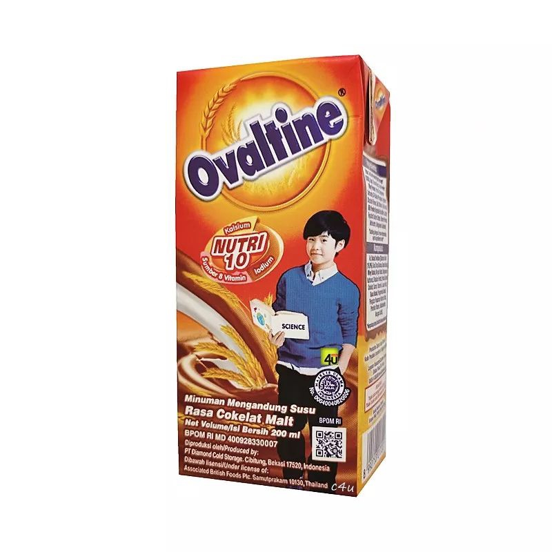 

Ovaltine Susu UHT Cokelat Malt 200ml 1 Dus Isi 24