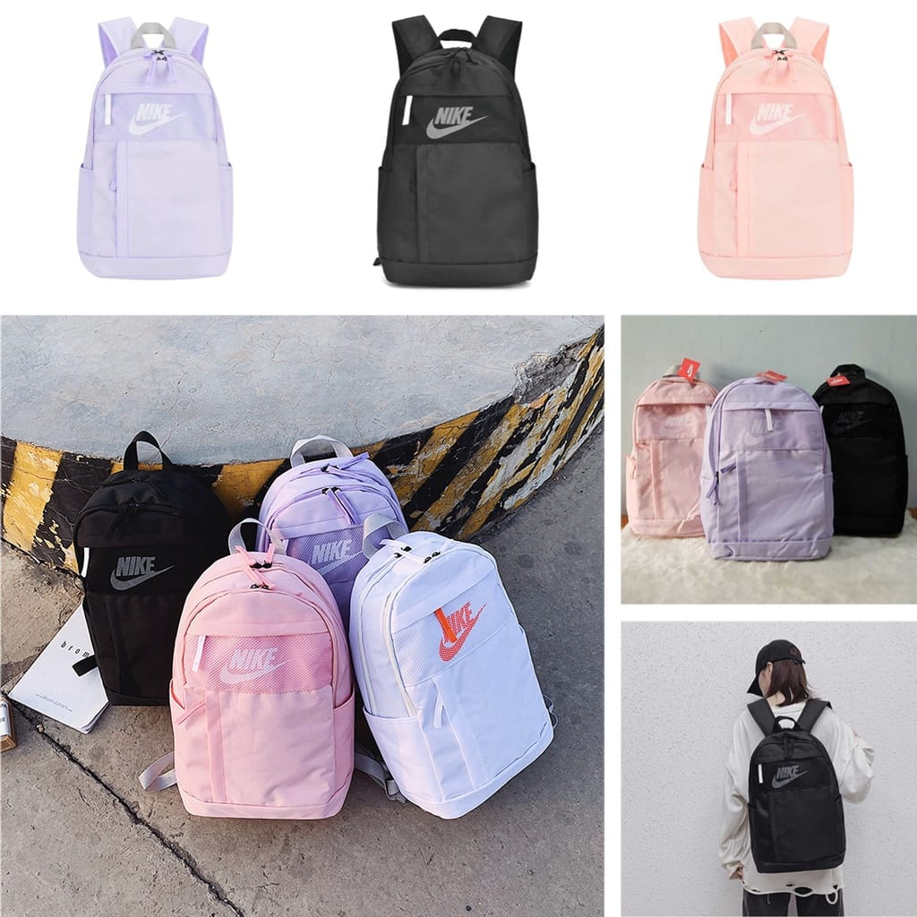 Tas Ransel Wanita Punggung Gendong Bahu Resleting Sekolah Kuliah Laptop Backpack Aesthetic Polos Terbaru Kerja 220