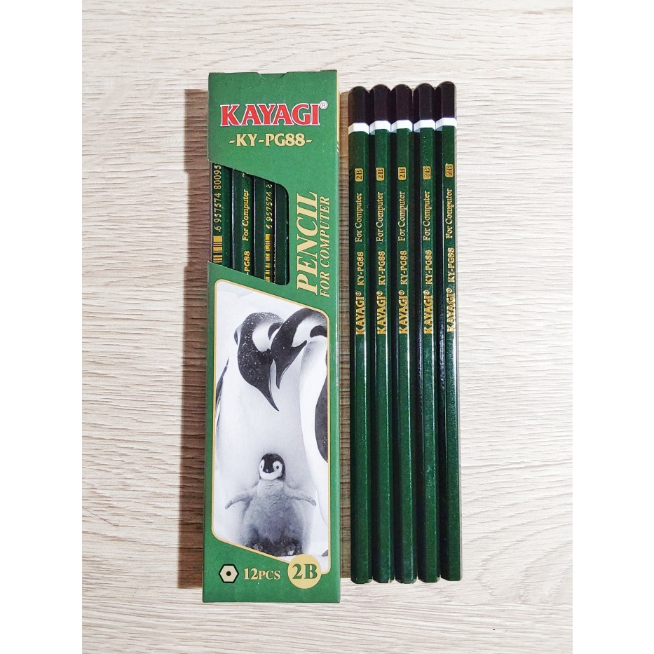 

KAYAGI - PENSIL KAYU // PENSIL TULIS / PENSIL SEKOLAH 2B FOR COMPUTER KY-PG88
