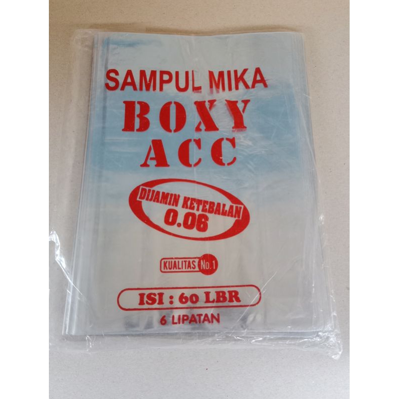 

Sampil mika ukuran Boxi per pak