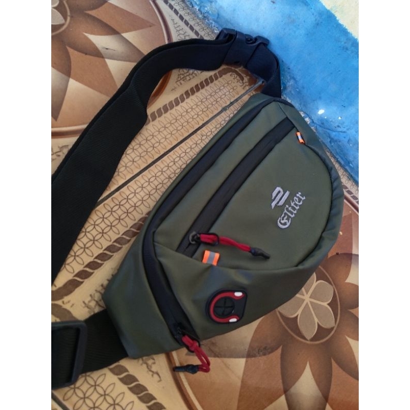 Promo!! Waistbag Pria Wanita Anti Air Tas Pinggang Waterproof Pria