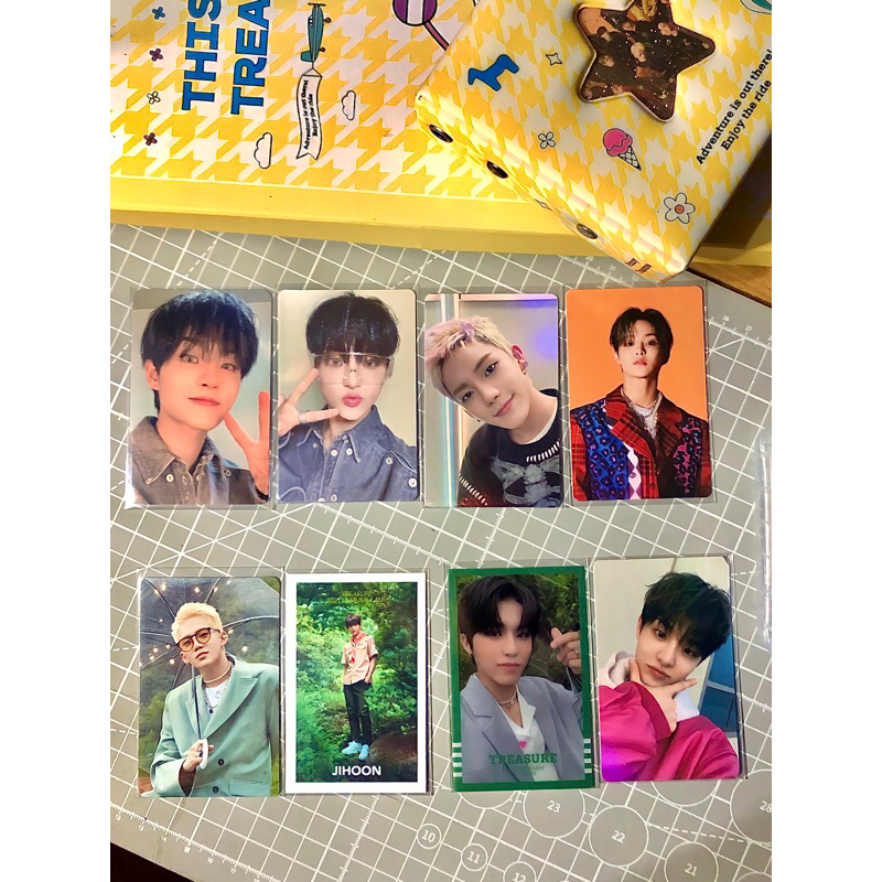 (READY STOCK MURAH) OFFICIAL Photocard PC Treasure Group Hyunsuk Jihoon Yoshi Junkyu Mashiho Jaehyuk