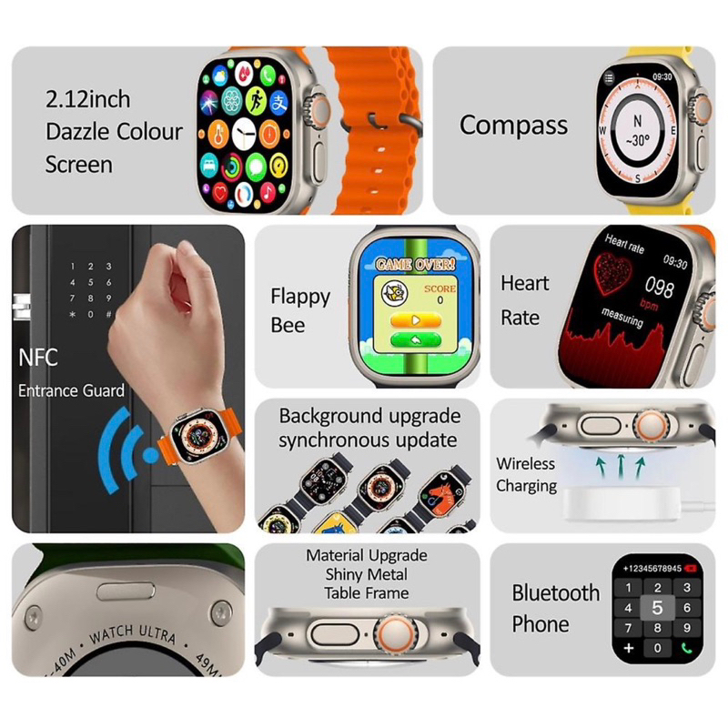 HK8 PRO MAX 2 ULTRA SMARTWATCH AMOLED DISPLAY 49mm