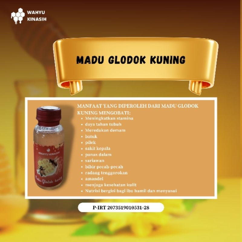 

Madu Randu / Madu Glodok kuning / Madu Asli