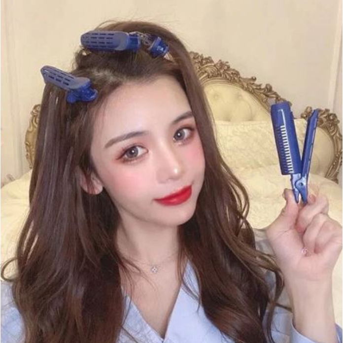 A480 ROLL RAMBUT jepit korea hair gulung jepitan clip volumizing volume poni roller blow keriting curly lurus smoothing catokan catok lurus peralatan kecantikan perawatan heatless heat styling style penataan root clip