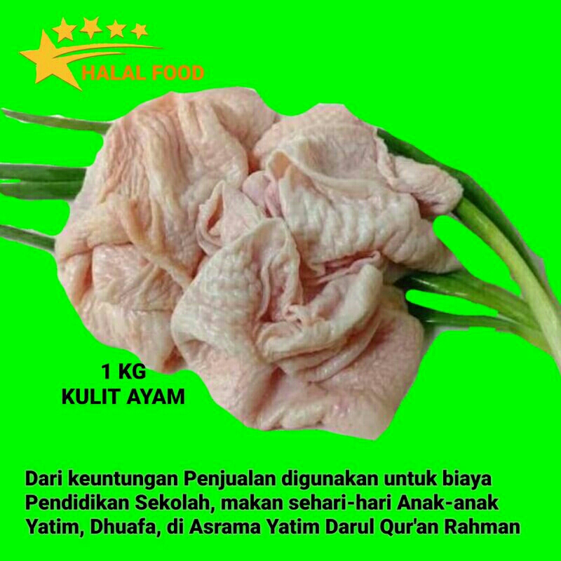 

Kulit Ayam Super 1 Kg - Segar