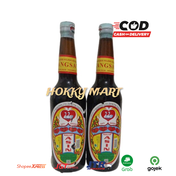 

Kecap Asin Cap Hati Angsa Medan Halal / Botol 600ml