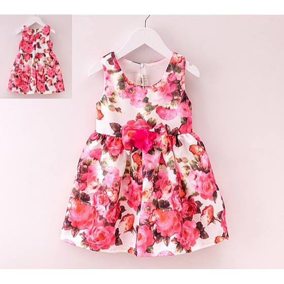 Dress Anak Perempuan Girly Flower Feminine Club