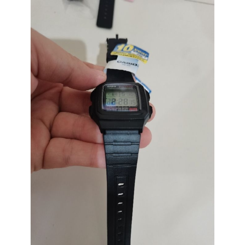 STRAP TALI GELANG CASIO F 91w, F 94w, F 105w 28w, A 158 w, F-201WA BERKUALITAS