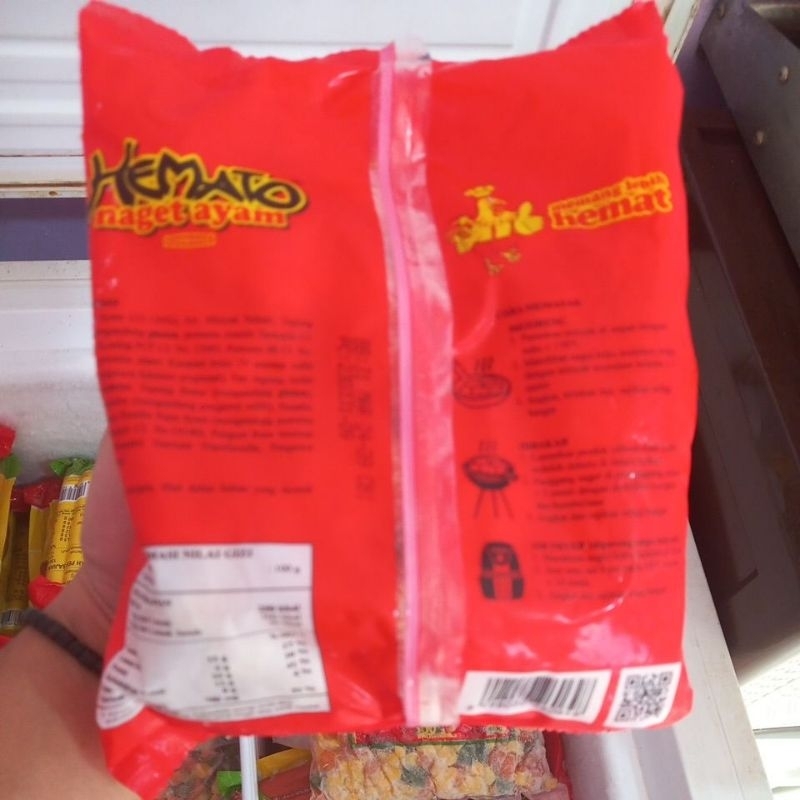 hemato nuget ayam 500gr bentuk stik