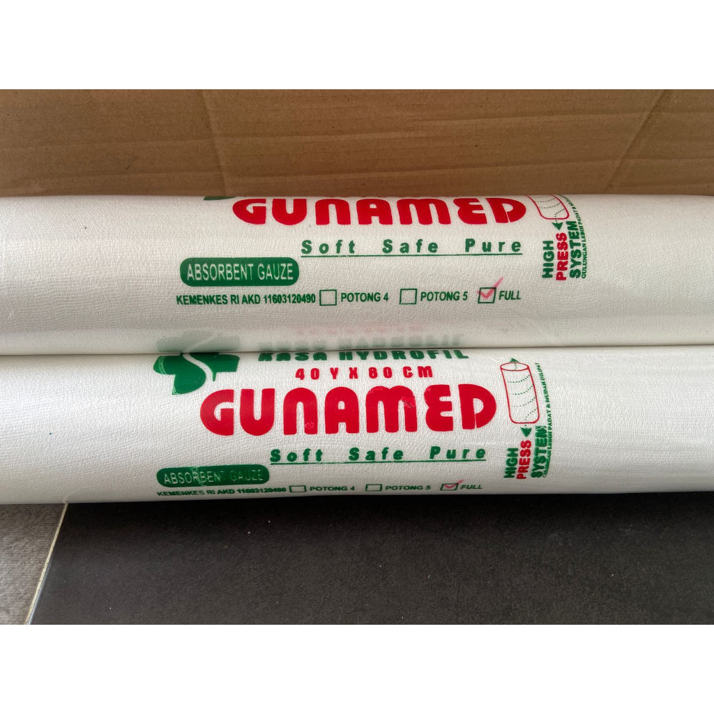 Kasa Hydrophile Panjang Besar 40y x 80cm Bisa Dipotong Sesuai Kebutuhan / High Press System / HPS