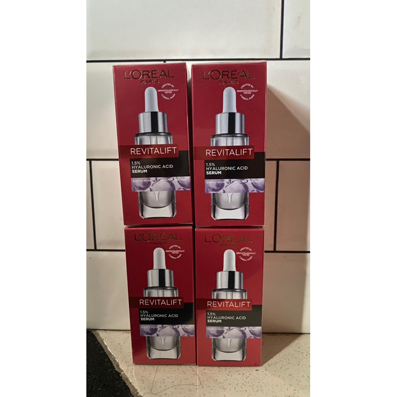 L'Oreal Paris Revitalift Hyaluronic Acid Serum  15 mL Hydrating Skincare Loreal