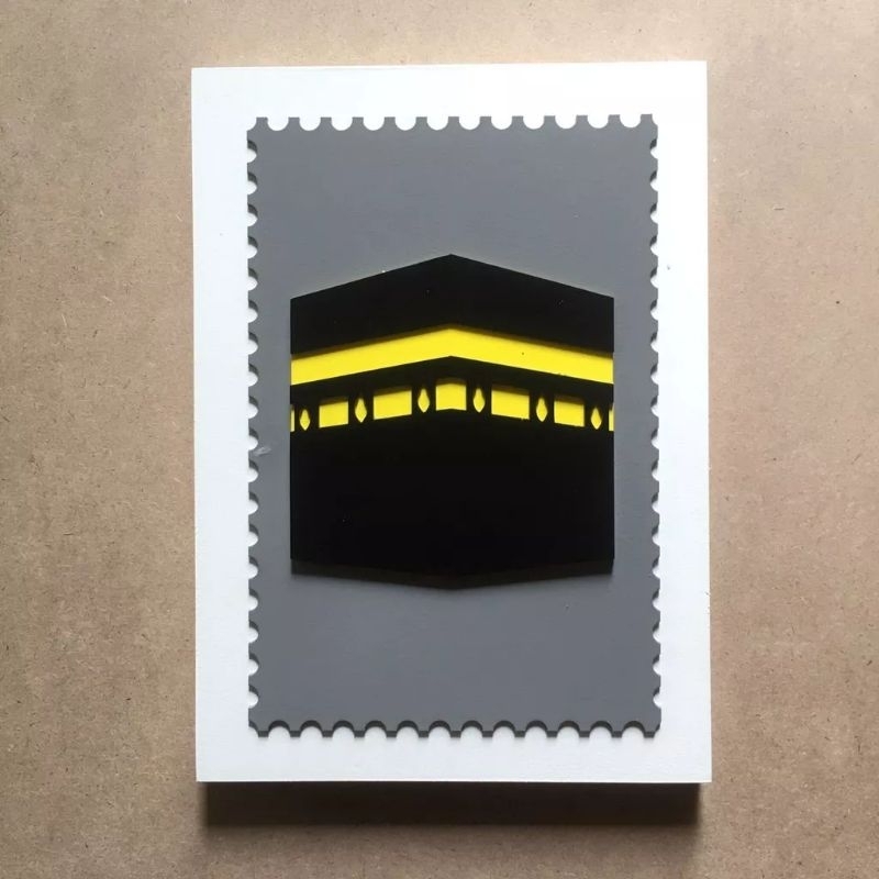 Hiasan dinding ka'bah - pajangan dinding walldecor hiasan timbul Laser Cutting