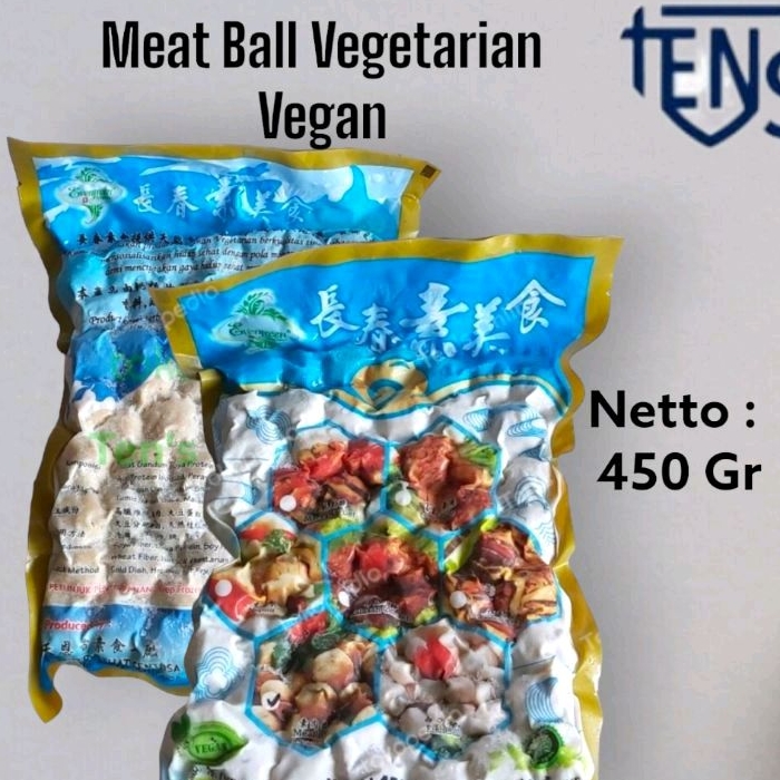 

Meat Ball Vegetarian Vegan 450 Gr Evergreen/(FROZEN FOOD) Bakso Daging Vegetarian