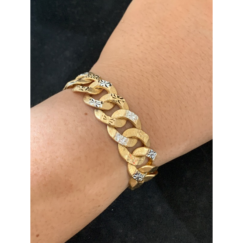 gelang emas asli kdr 700 model sisik naga