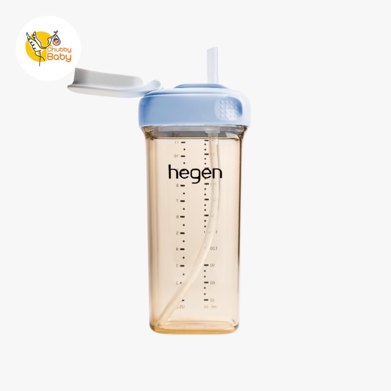 Hegen PPSU Straw Cup Bottle 330ml - Lavender Blue