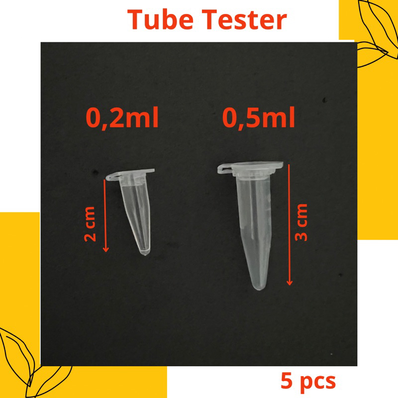 Sumostuff tabung kecil Tube 0,2 ml / 0,5 ml Tabung Eppendorf