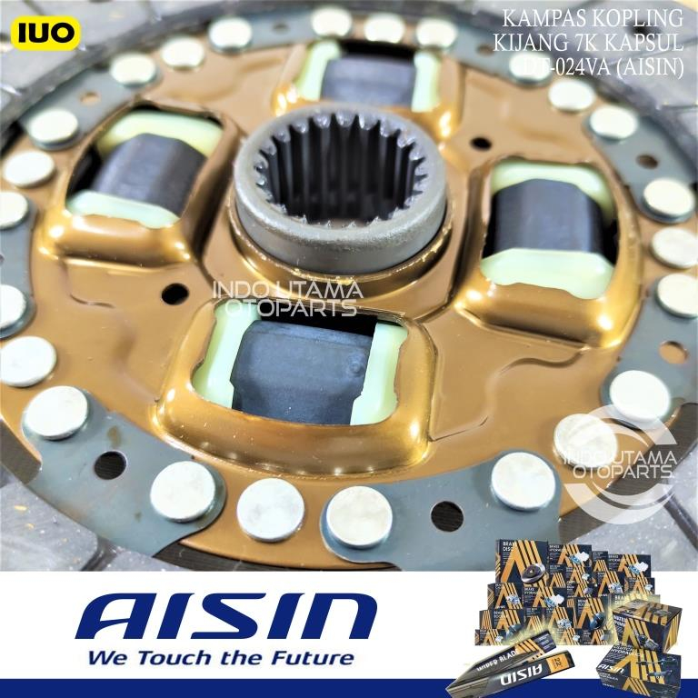 Clutch Disc Kijang 7k Kapsul Plat Kopling AISIN DT 024VA Japan
