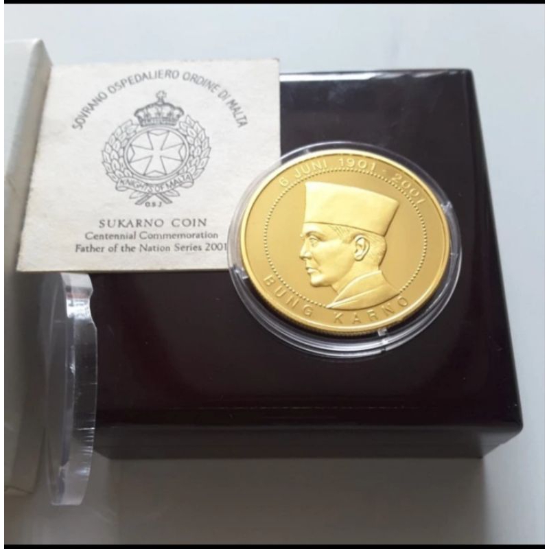 koin emas peringatan 100 tahun sukarno