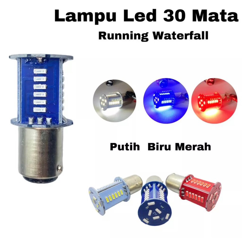 Stoplamp 30led running dc 12volt Lampu stop rem belakang 30mata universal