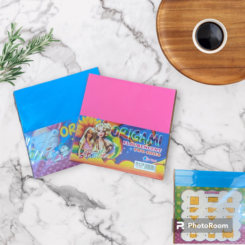 

Origami Paper Double Face / Kertas Seni / Art Paper Murah Berkualitas UKURAN 16 x 16 cm