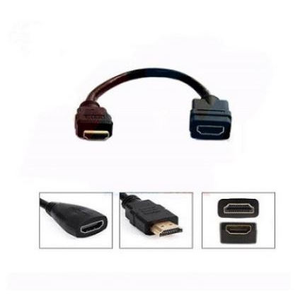 Kabel HDMI Extension 30cm / 0.3m Male To Female Dongle Wifi Android Smart TV Termurah [MF]