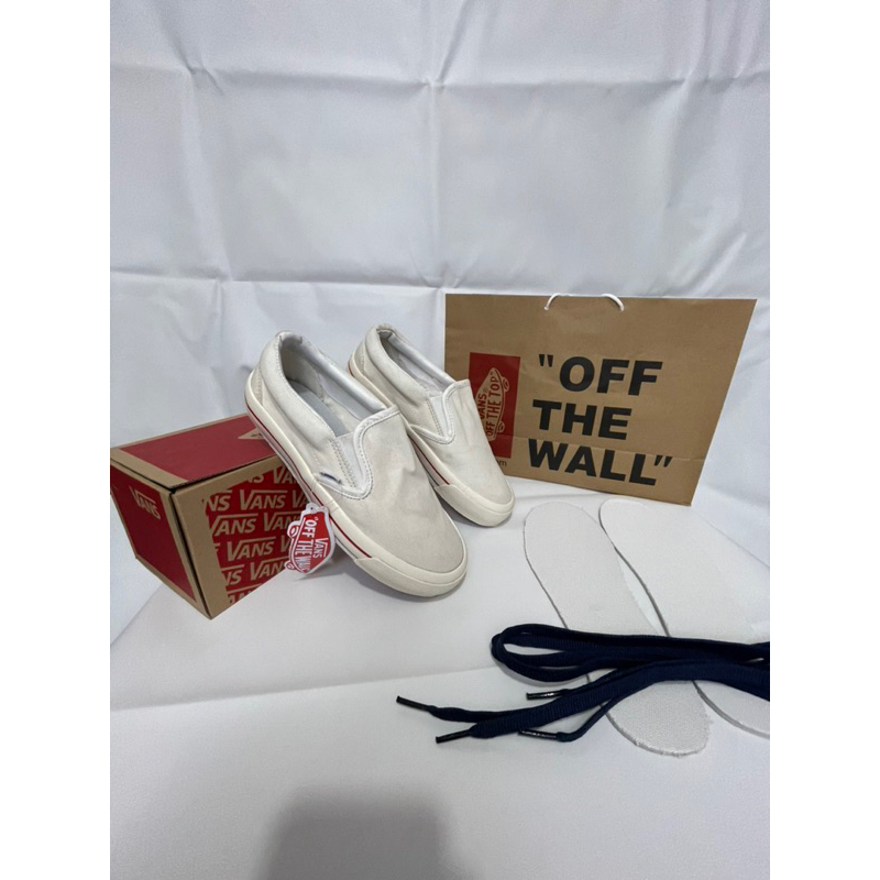 Slipon broken offwhite Vans impor China