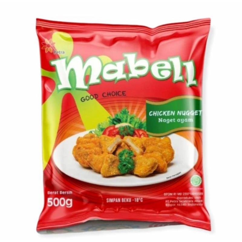 

Mabell Nugget 250gr / 500gr Naget Ayam