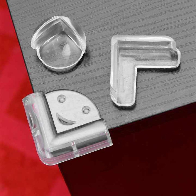 PELINDUNG SUDUT MEJA TRANSPARAN PENGAMAN SIKU SUDUT MEJA SILIKON KARET SUDUT MEJA KARET SIKU MEJA KA