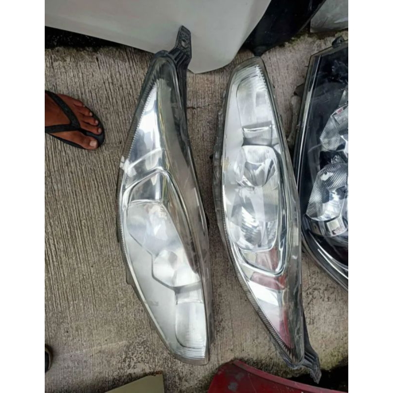 headlamp ford fiesta chrome