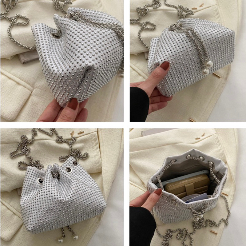 TAS WANITA 3158 - TAS SELEMPANG SERUT BLINK TAS WANITA IMPORT MURAH PESTA KOREA SLINGBAG - RAK B1