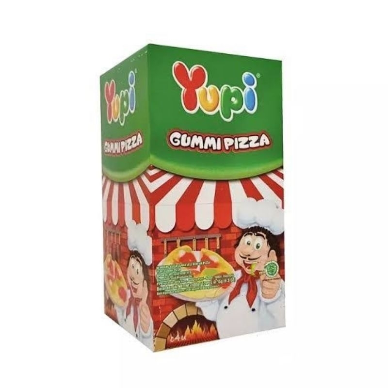 

Yupi Gummi Pizza Box isi 12 Pcs