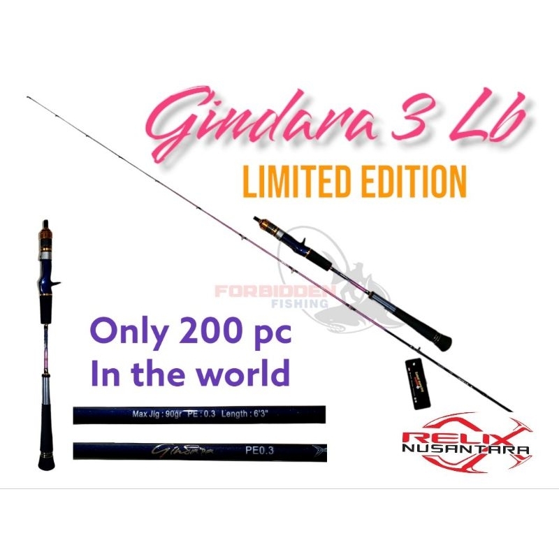 Joran Gindara 3 Lb PE 0,3 OH Limited Edition (Rare Item) Relix Nusantara