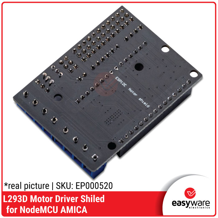 L293D Motor Driver shield for NodeMCU AMICA V2 ESP-12E Motor shield