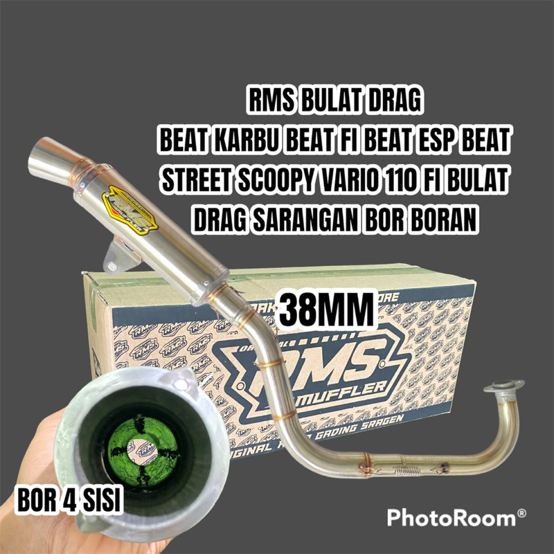 knalpot rms muffler beat fi beat esp beat karbu beat pop scoopy vario 110 fi sarangan bor boran bula