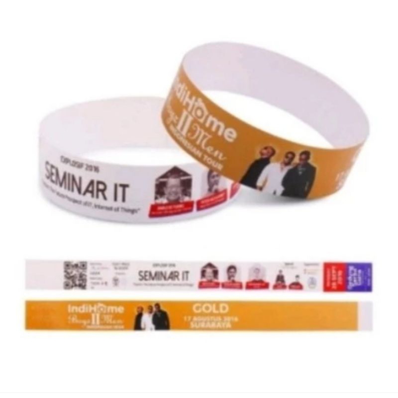 gelang event, tiket gelang custom, wristband