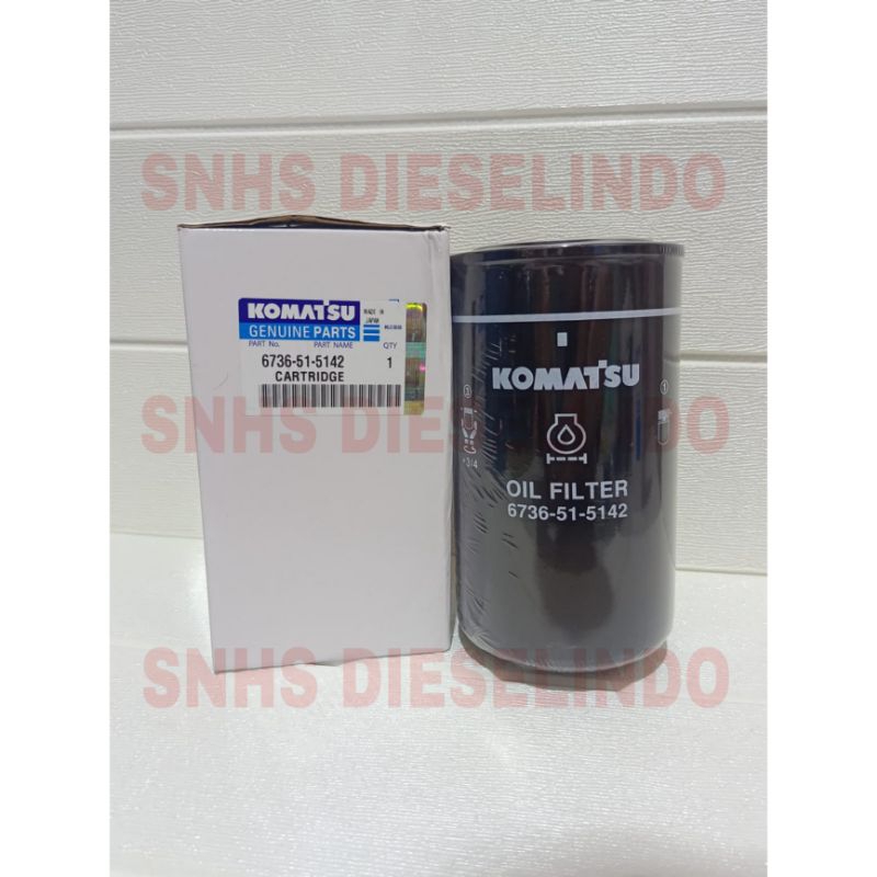 Cartridge Oil Oli Filter Komatsu 6736-51-5142 6736515142 6736 51 5142
