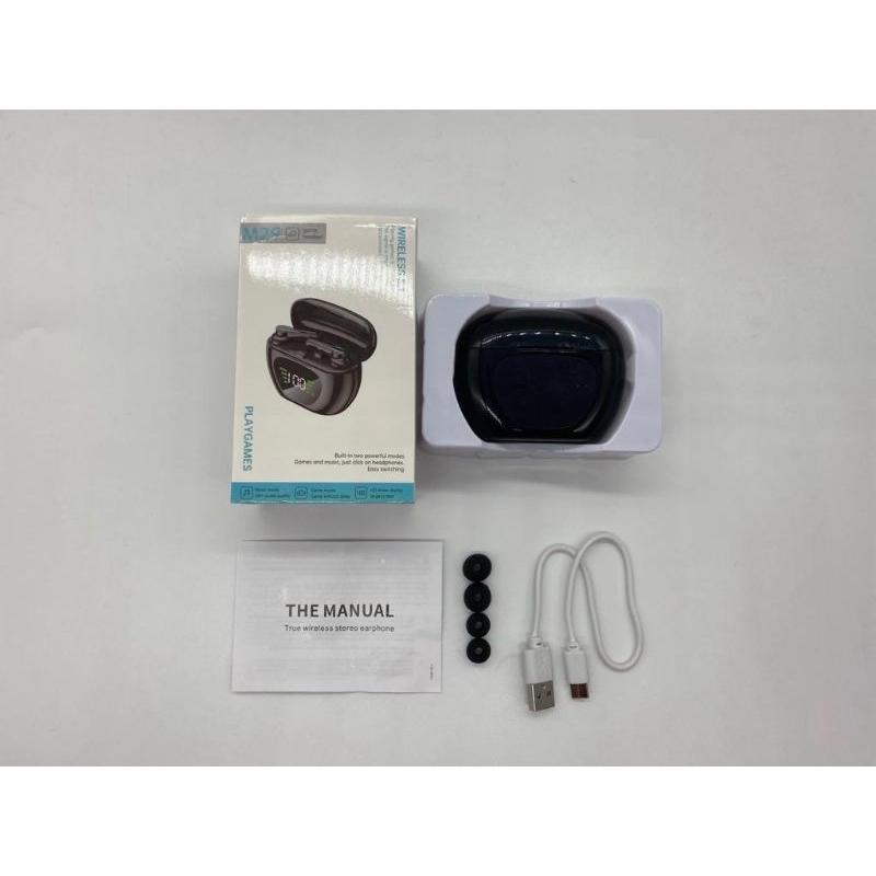 M29 Earphone TWS Anti Air, Earbud Bluetooth Stereo Noise Cancelling ANC Bluetooth Stereo Hifi