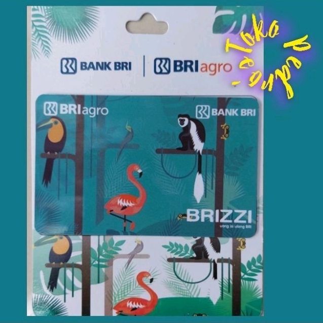 BRIZZI edisi BRIagro - Seri Binatang Hewan ORI /Like eMoney eTOLL Tapcash or Flazz