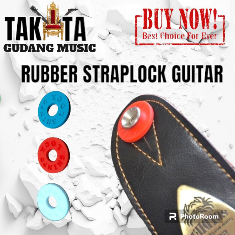 Xbatto Rubber Strap blocks Gitar Rubber StrapLock Gitar Karet Strap Lock